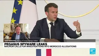 'If confirmed, this would be extremely serious': Macron calls for investigations into spyware case
