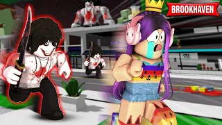 O JEFF THE KILLER MALVADO INVADIU BROOKHAVEN 😱 ( Histórinha Brookhaven ) - Roblox