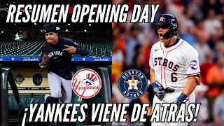 RESUMEN: YANKEES VS ASTROS/ OPENING DAY 2024