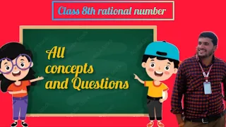 class 8th rational number one shot all concepts covered with questions