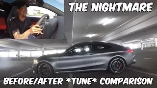 *The Nightmare* Before/After 650 HP Tune Comparison - 2018 C63s Coupe