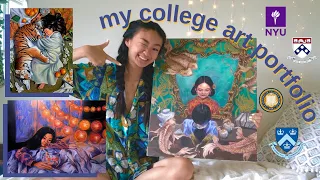 my accepted art portfolio (columbia, upenn, nyu, tufts) + tips for u!