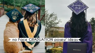 No Face GRADUATION pictures poses/ideas