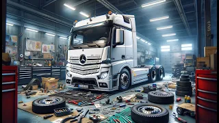 Mercedes-Benz Actros MP4 Makeover in Euro Truck Simulator 2: A Complete Restoration Story