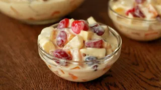Fruit Salad Recipe | Creamy Fruit Salad Filipino Style