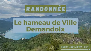 [Randonée Alpes-de-Haute-Provence] Le hameau de Ville, DEMANDOLX ♡