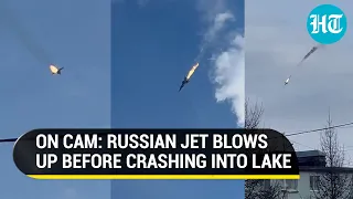 Russian MiG-31 fighter jet turns into fireball mid-air | Watch How It Crashed