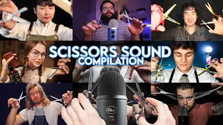 ASMR Best Scissors Sounds ✂️ (Compilation) Pt 2