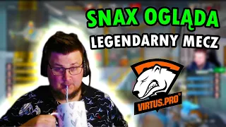 SNAX OGLĄDA LEGENDARNY MECZ VIRTUS.PRO!