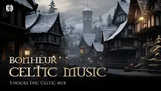 Medieval Village in Winter - Relaxing Fantasy Music for Relaxation & Sleeping, Soothing Music, D&D