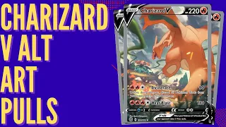 CRAZIEST $300 ALT ART CHARIZARD V PULLS + REACTIONS | Pokemon Pack Opening Highlights #30