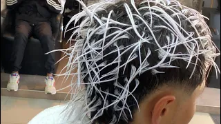 Cómo hacer unas mechas platinadas blancas perfectas y sin manchas ♥️♥️