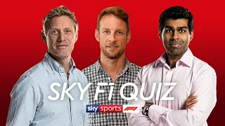 Jenson Button vs Simon Lazenby vs Karun Chandhok | Sky Sports F1 Quiz | Heat 3