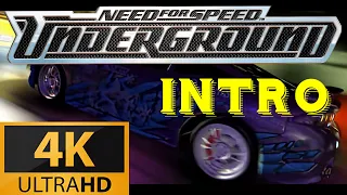 Need for Speed: Underground - Intro (AI enhanced 4K 60fps)
