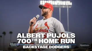 Albert Pujols 700th Home Run at Dodger Stadium - Backstage Dodgers Season 9 (2022)