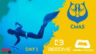 2022 CMAS Freediving Outdoor World Championship Day 1 - CWT