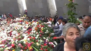 Yerevan ,Memorial of a genocide of Armenians
