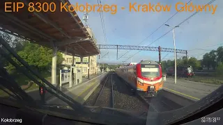 PENDOLINO Kołobrzeg - Kraków [Rearview 4K] #pendolino