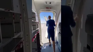 737 door opening #ukraine #flyuia #aviation #shorts