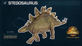 All Stegosaurus Skins - Jurassic World Evolution 2