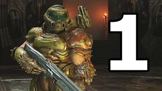 Doom Eternal Walkthrough Part 1 - No Commentary Playthrough (PS4)