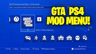 INSTALLING EVERY GTA5 PS4 STORY MODE MOD MENU AND USING THEM! (PS4 JAILBREAK MODDING)