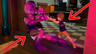 Hooty YOC Chica gets Destroyed by Gregory in 3rd Person View – FNAF Security Breach