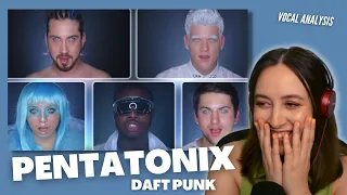 PENTATONIX Daft Punk | Vocal Coach Reacts (& Analysis) | Jennifer Glatzhofer