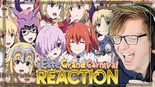 SO CUTE! First Time REACTION to Fate/Grand Carnival Phantasm」OPアニメーション Anime Opening #fategrandorder