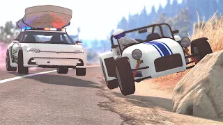 Police Interceptor Car Chases & Takedowns #84 - BeamNG Drive | CRASHdriven