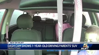 Dashcam video shows 7-year-old driving parents' SUV in Middletown