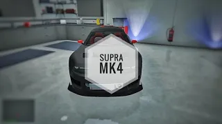 Tuning Supra MK4 in GTA online.