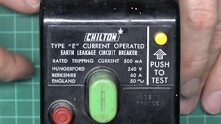 Inside a Chilton Current Operated Earth Leakage Circuit Breaker / RCD