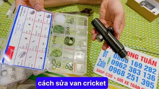 Cách Sửa Van Cricket Condor Chi Tiết | Phụ Kiện Sửa Van Cricket | Gioăng Sim PCP