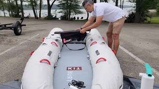 True Kit Navigator Inflatable Dinghy with ePropulsion Spirit real world test!