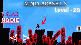 Ninja Arashi 2 Level 20 | No Die 3 Star