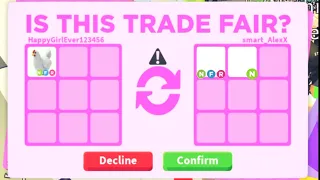 Omg!!🥰HUGE WIN!! I traded my neon CHICKEN for MASSIVE WIN!!😱🥰(2 cool trades)