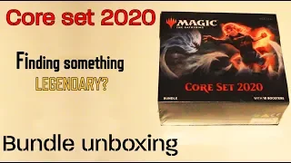 Magic Core set 2020 Unboxing // Legendary find.