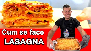 Reteta de LASAGNA cu carne Tocata (si sos Bechamel)