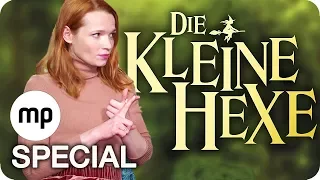 Hexenverwandlung mit Karoline Herfurth 👧 🎆🧙Die Kleine Hexe Interview (2018)