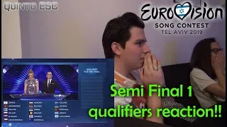 Eurovision 2019 - Semi Final 1 Qualifiers Live Reaction - Quinto ESC