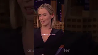 Emily Blunt’s kids are getting the American accent 😂😂