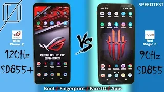 Asus ROG Phone 2 vs Nubia Red Magic 3 Speed Test