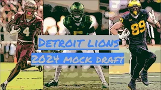 2024 NFL Mock Draft (7 Round) | Detroit Lions