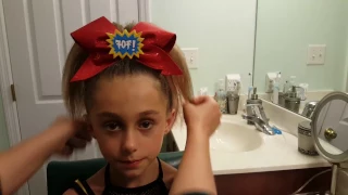 Cheer Hair Tutorial 2016 - 2017 Season