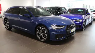 BRAND NEW 2024 FACELIFT Audi A6 Avant quattro  in Ascari blue|black optic| 21"wheels| Lightshow