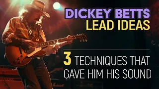 Dickey Betts style lead guitar lesson plus the 3 things that give him his sound. Guitar Lesson EP565