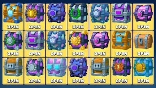 OPENING EVERY CHEST IN CLASH ROYALE! ALL CHEST OPENINGS & DELETED CHEST!