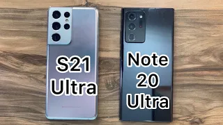 Samsung Galaxy S21 Ultra vs Samsung Galaxy Note 20 Ultra