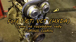 Ford 1.6 Ti-VCT Výměna rozvodové sady/How to install a timing belt